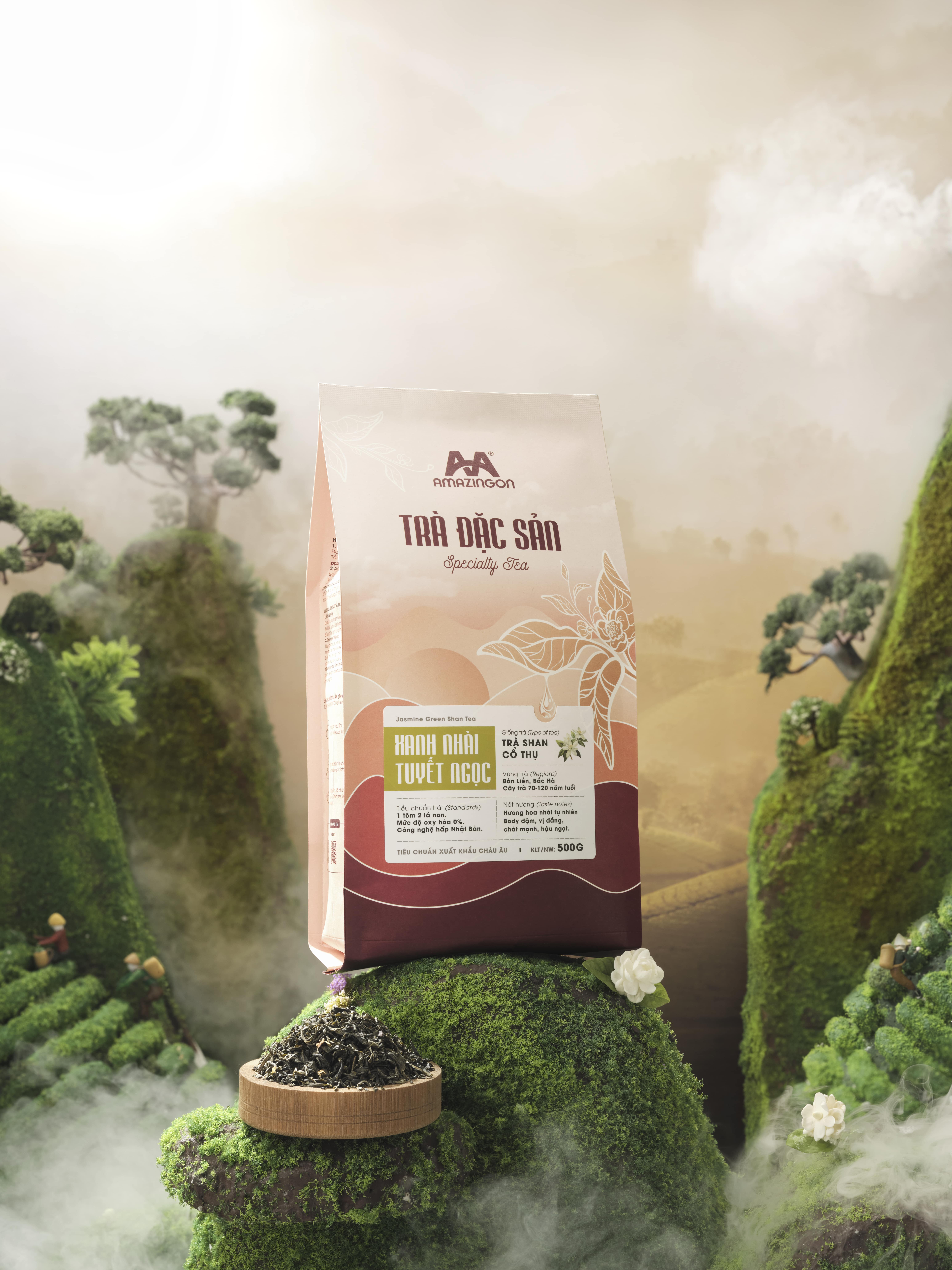 TRÀ ĐẶC SẢN - XANH NHÀI TUYẾT NGỌC AMAZINGON