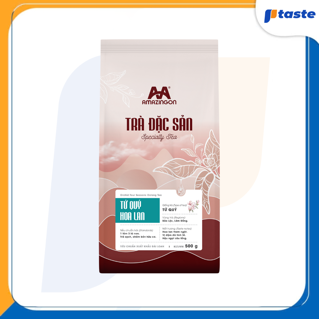 TRÀ ĐẶC SẢN - TỨ QUÝ HOA LAN AMAZINGON