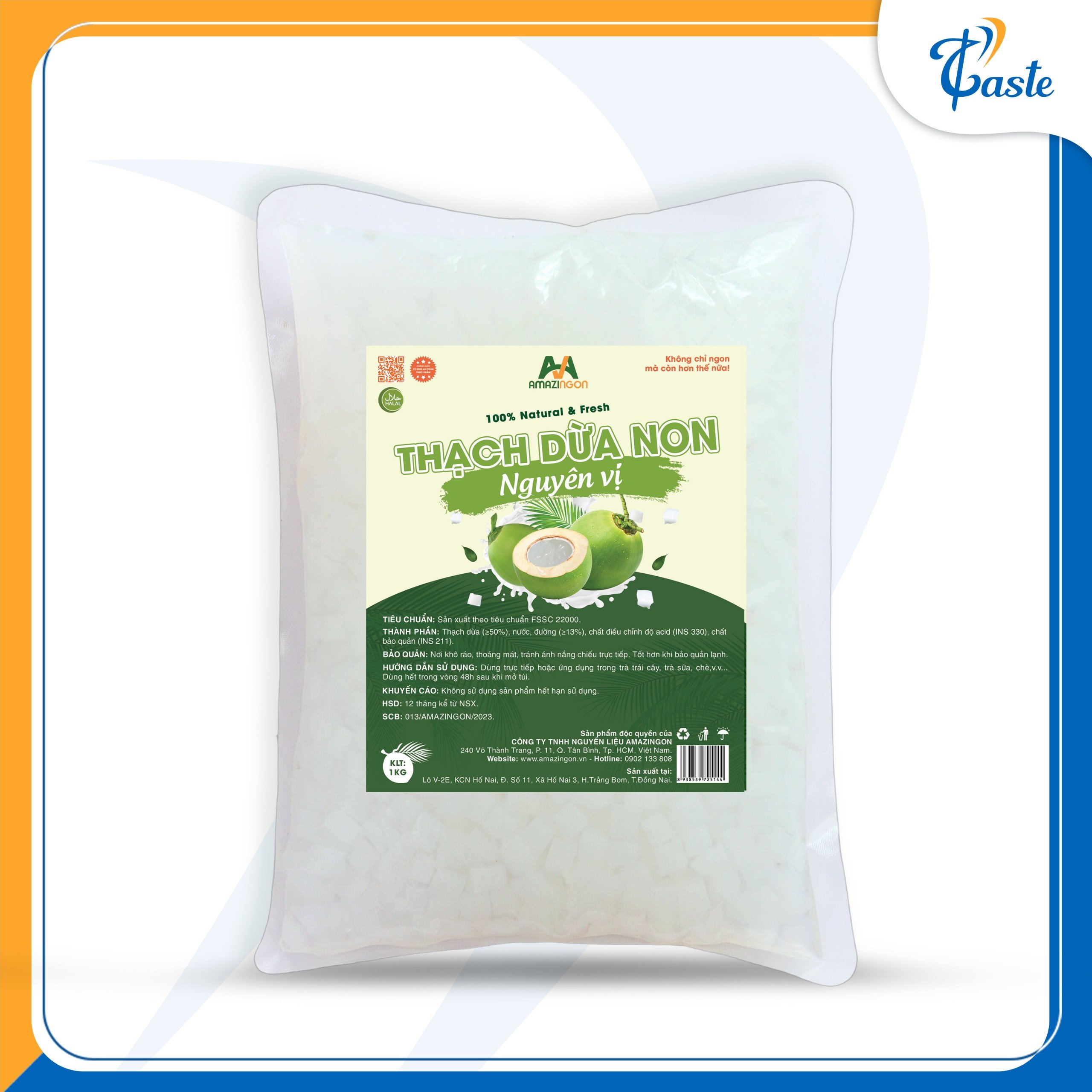 THẠCH DỪA NON AMAZINGON 1KG