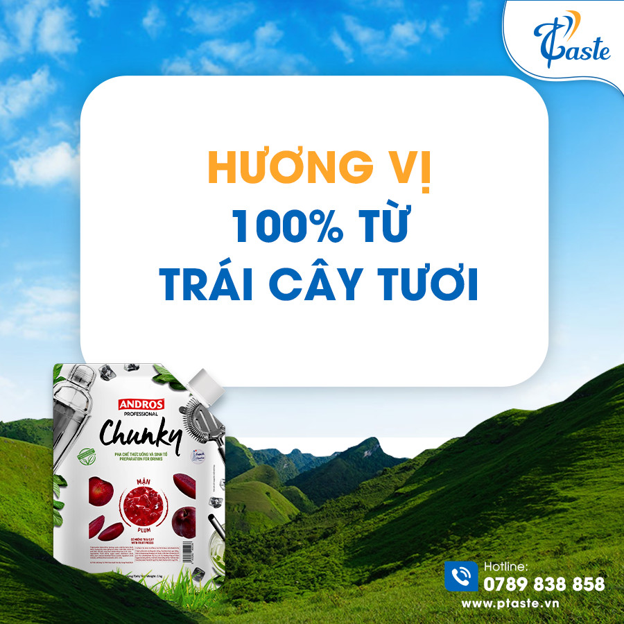 Mứt andros chunky 