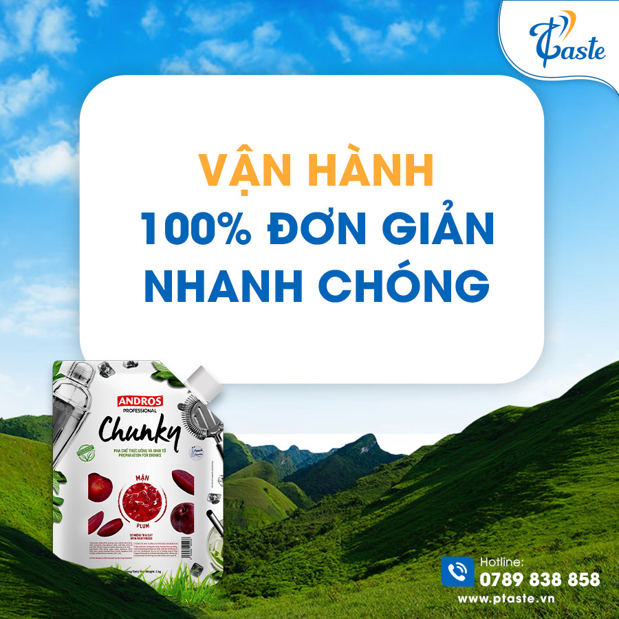 Mứt andros chunky 