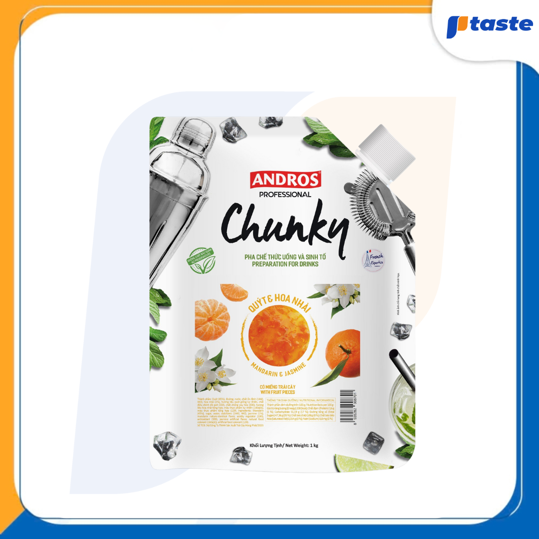 MỨT QUÝT & HOA NHÀI ANDROS CHUNKY 1KG