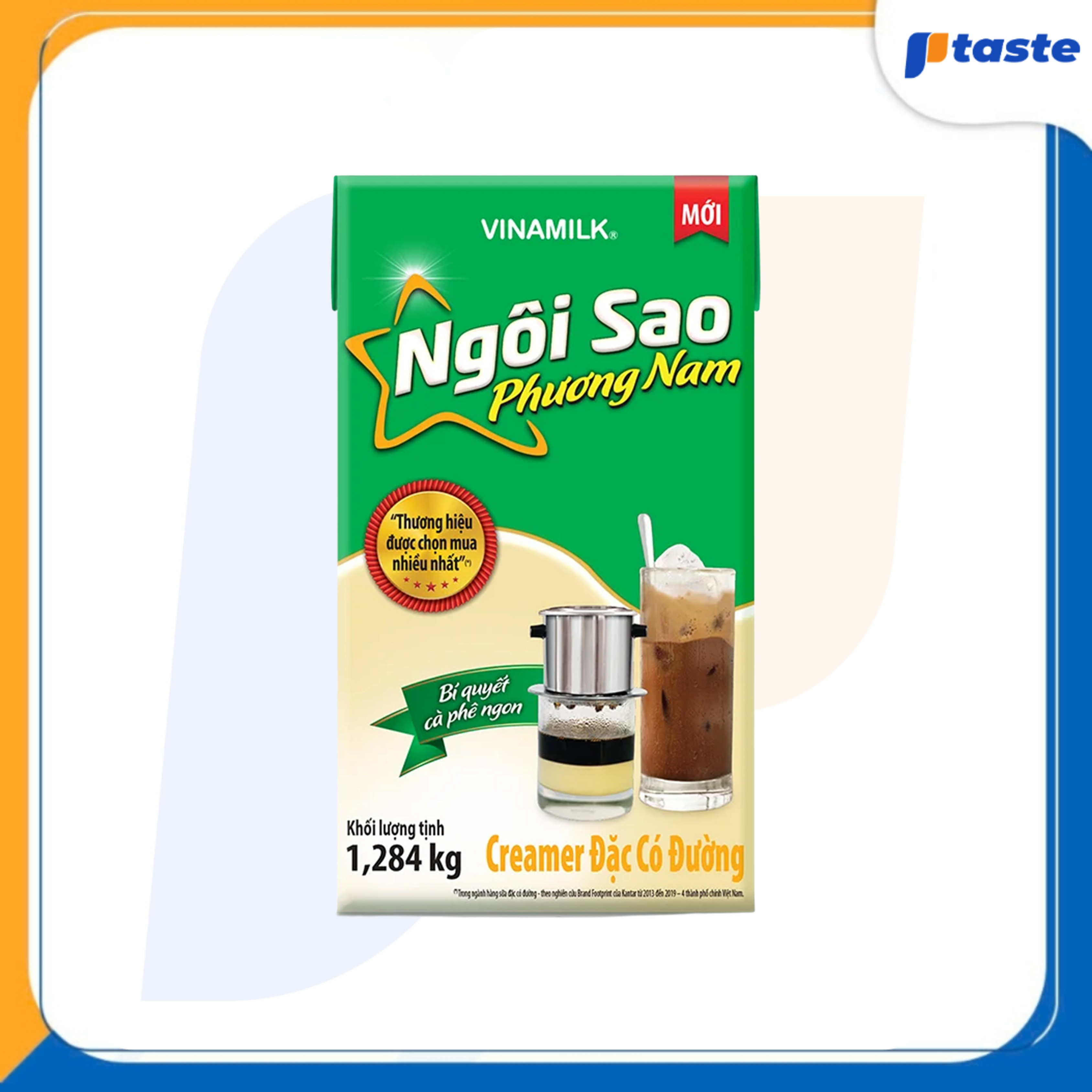 [CHỈ GIAO TP.HCM] SỮA ĐẶC NGÔI SAO PHƯƠNG NAM 1KG - XANH LÁ