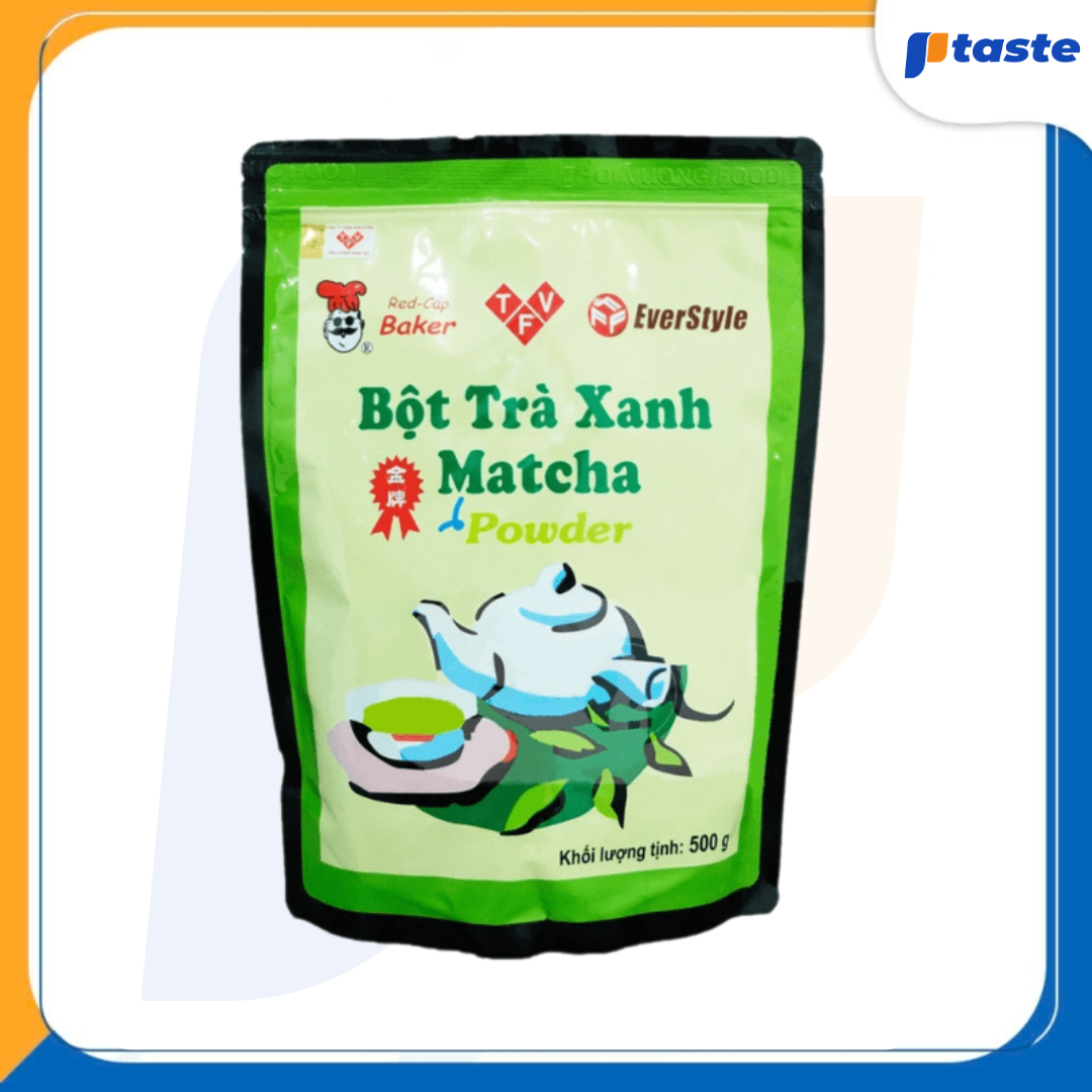 BỘT TRÀ XANH MATCHA ĐÀI LOAN EVERSTYLE TÚI 500GRAM