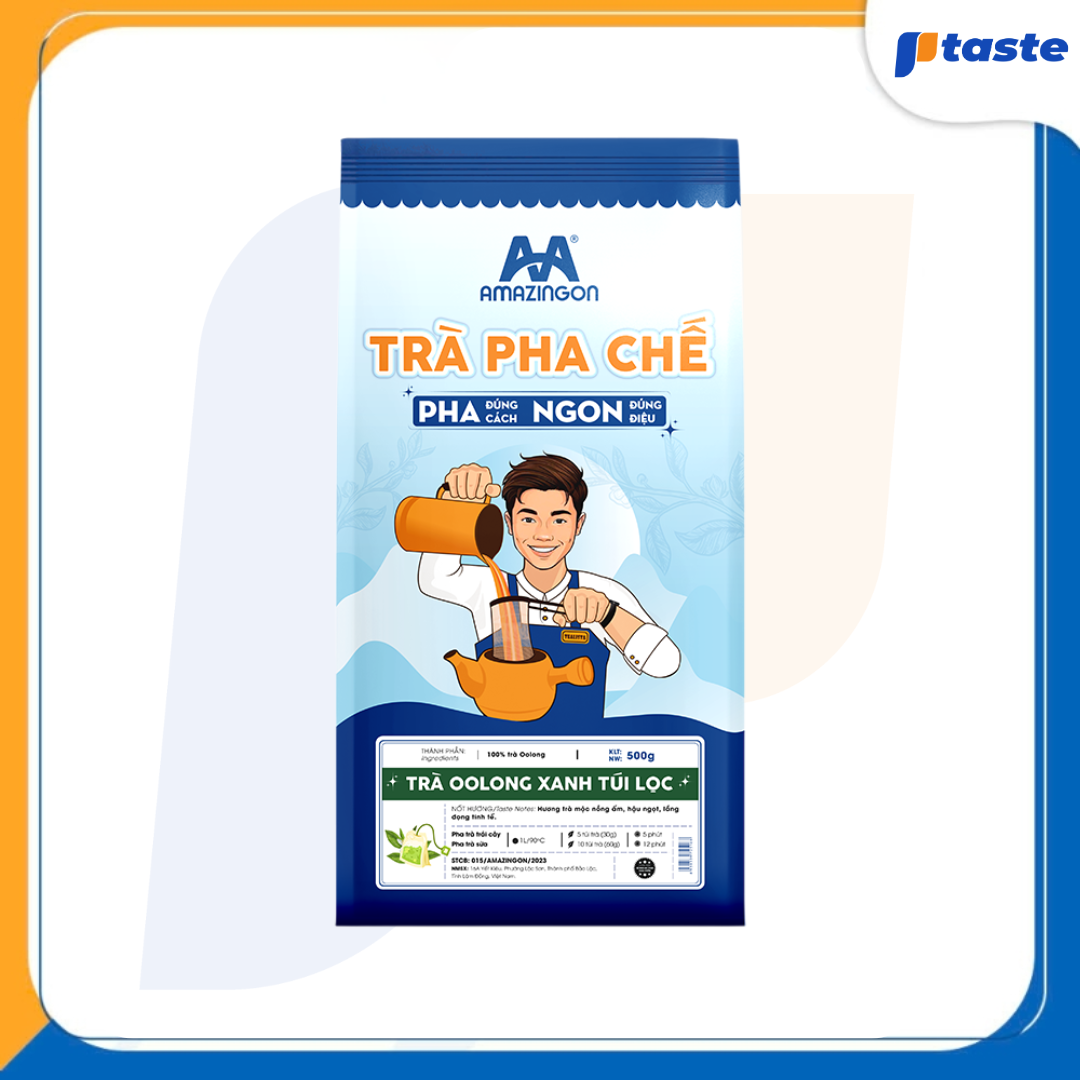 TRÀ OOLONG XANH TÚI LỌC AMAZINGON