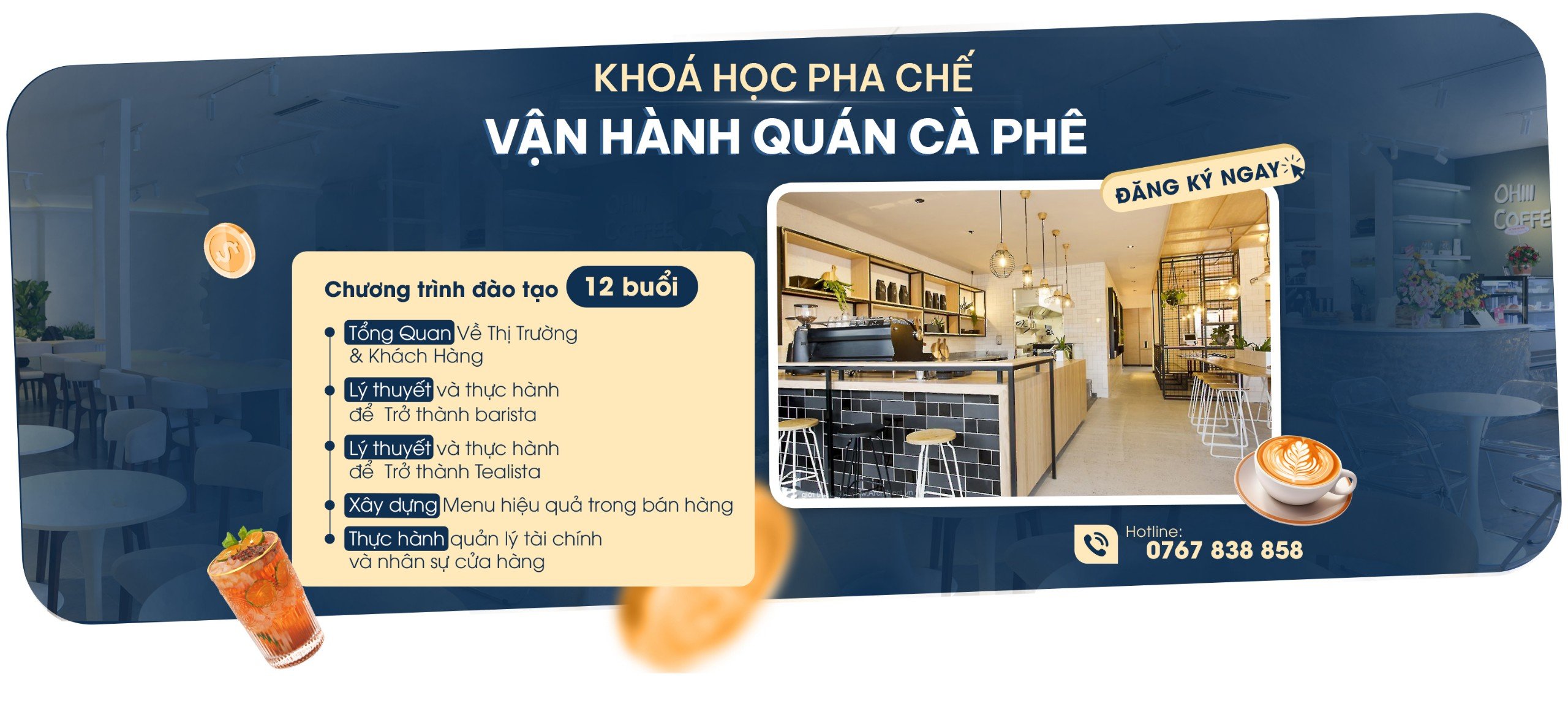 Khoá học pha chế và vận hành quán