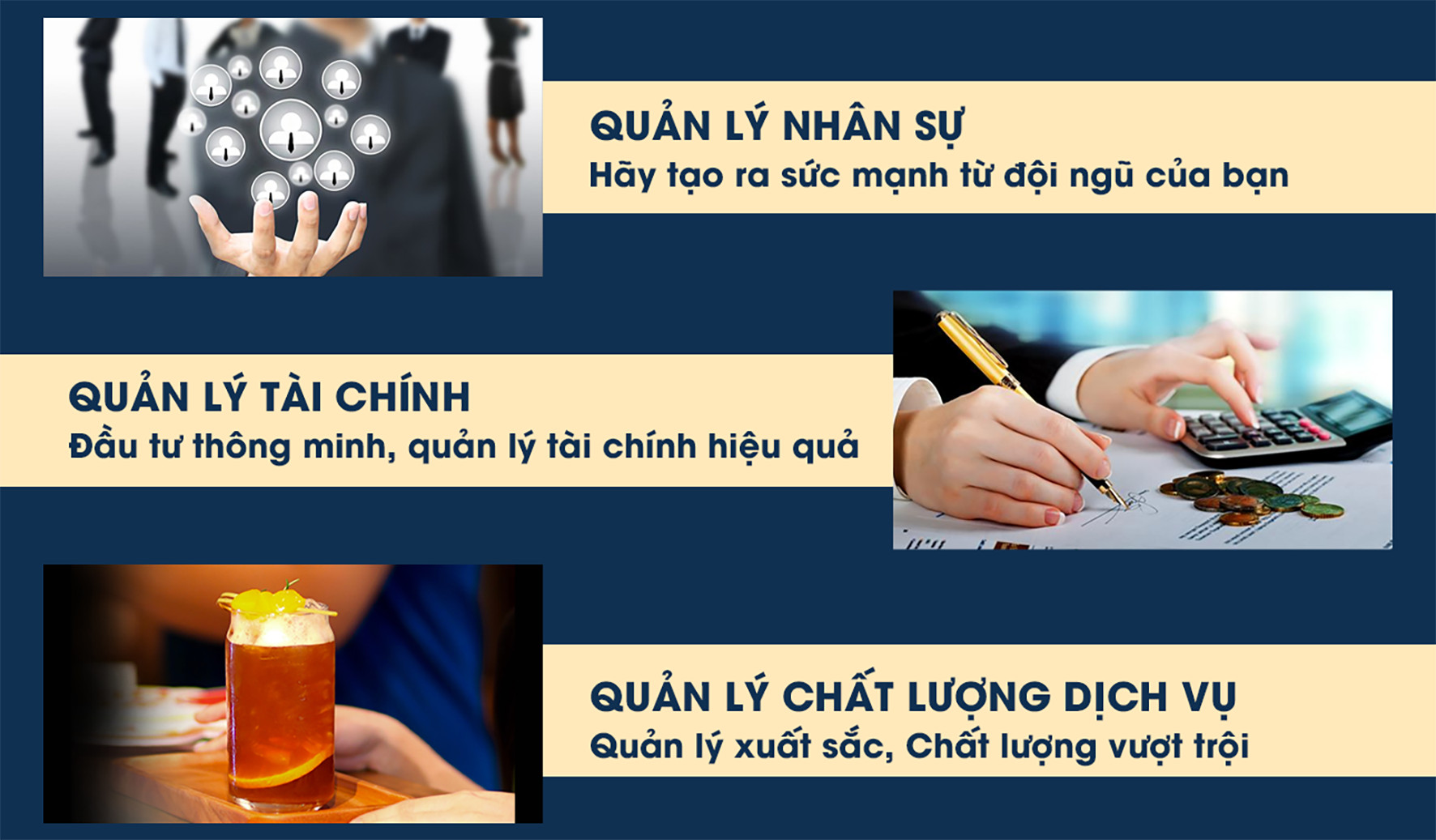 năng lực quản lý quán cà phê