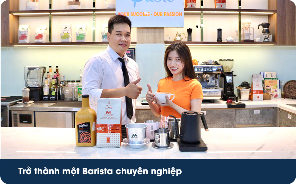 trở thành barista chuyên nghiệp