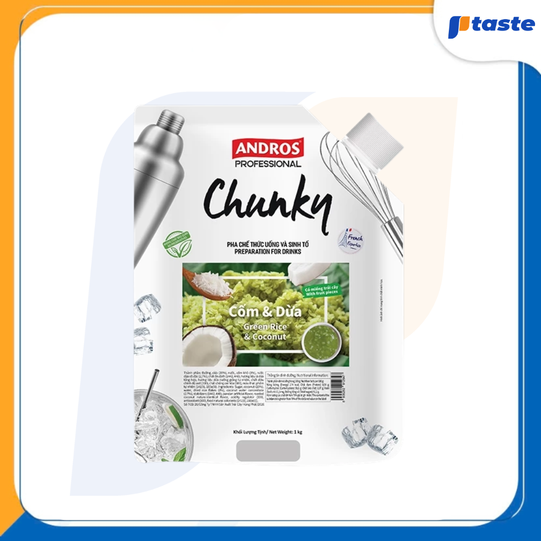 MỨT CHUNKY CỐM VÀ DỪA 1KG